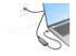 StarTech.com USB-C to Ethernet Adapter, 10/100/1000 Mbps, Gigabit Network Adapter w/ ASIX AX88179A Chip, 1ft/30cm Cable, USB Type C to RJ45 Ethernet Dongle, USB C to LAN Adapter, Windows/macOS/Linux/ChromeOS (US1GC30B2) - Høyre vinkel